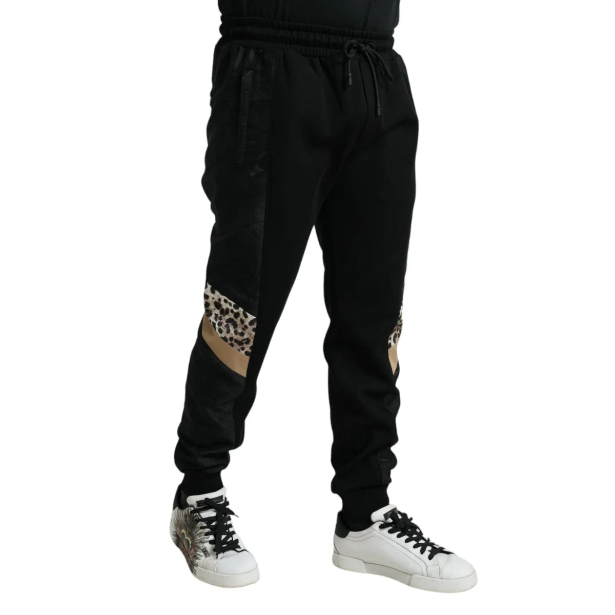 Dolce Gabbana Leopard Jogger Pants Luxury Unleashed &