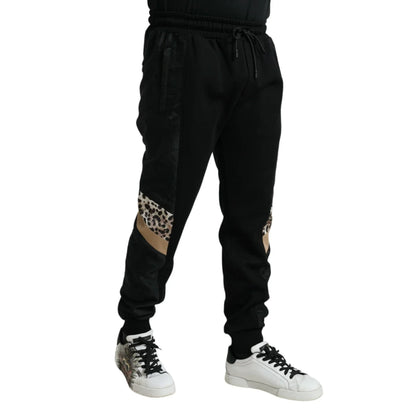 Dolce Gabbana Leopard Jogger Pants Luxury Unleashed &