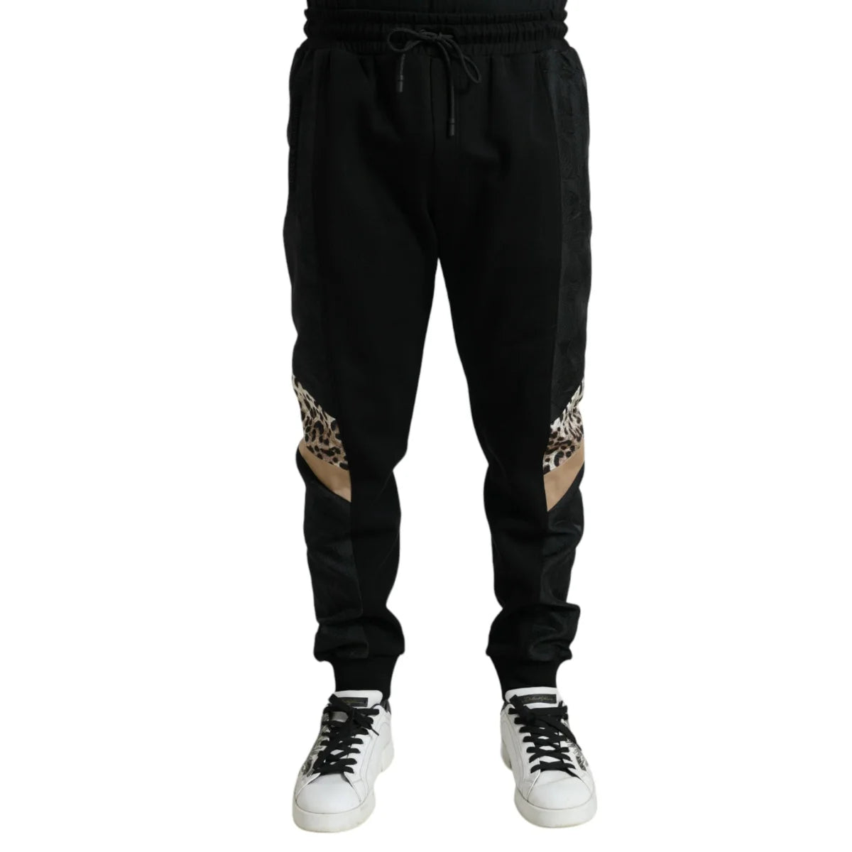 Dolce Gabbana Leopard Jogger Pants Luxury Unleashed &