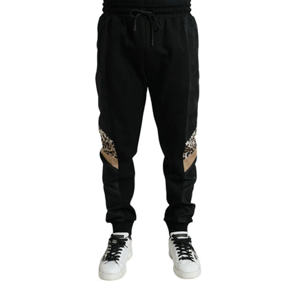 Dolce Gabbana Leopard Jogger Pants Luxury Unleashed &