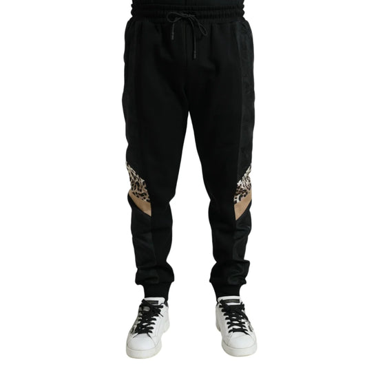 Dolce Gabbana Leopard Jogger Pants Luxury Unleashed &