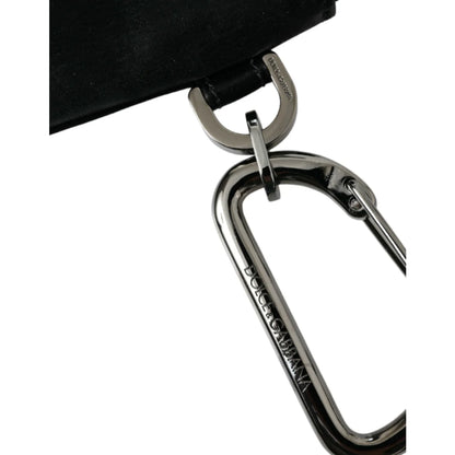 Dolce & Gabbana Leopard Print Nylon Calfskin Pouch