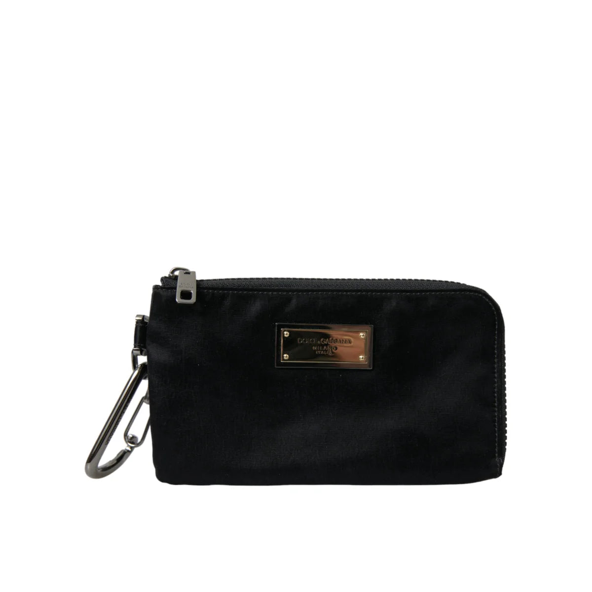 Dolce & Gabbana Leopard Print Nylon Calfskin Pouch