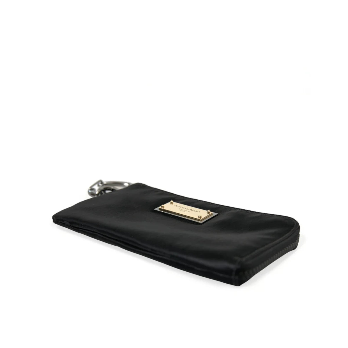 Dolce & Gabbana Leopard Print Nylon Calfskin Pouch