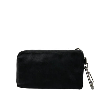 Dolce & Gabbana Leopard Print Nylon Calfskin Pouch