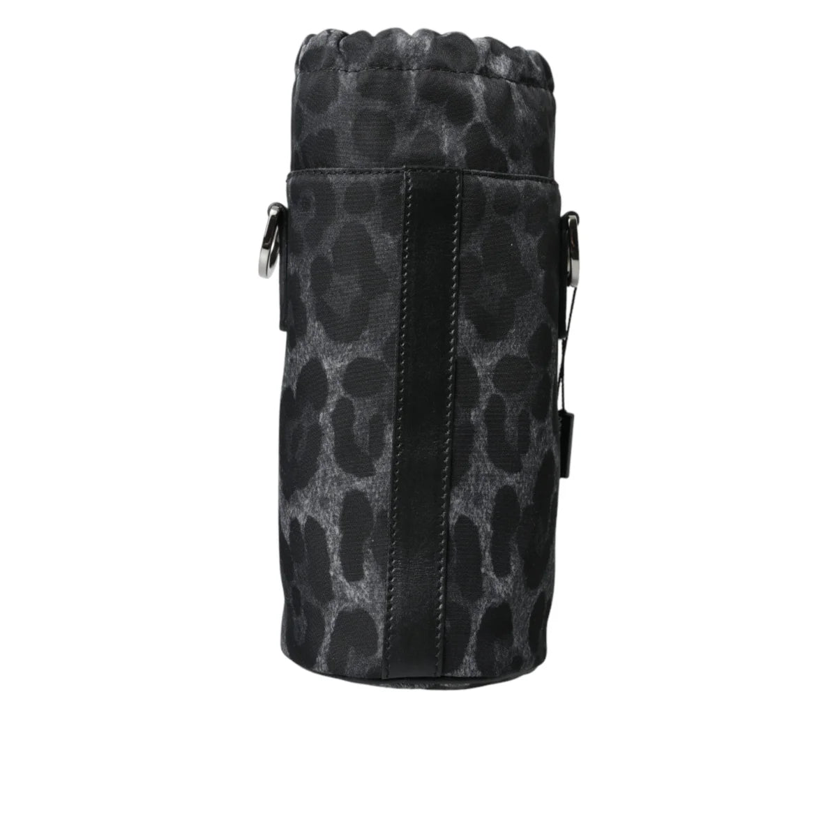 Dolce Gabbana Leopard Print Round Slim Bottle Cage &
