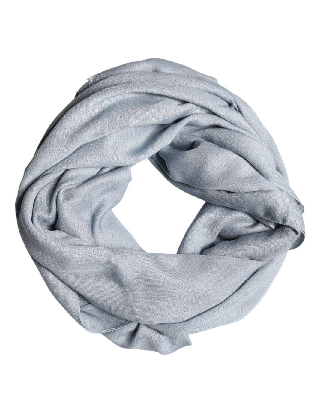 Dolce &amp; Gabbana Light Blue Cashmere Knitted Shawl