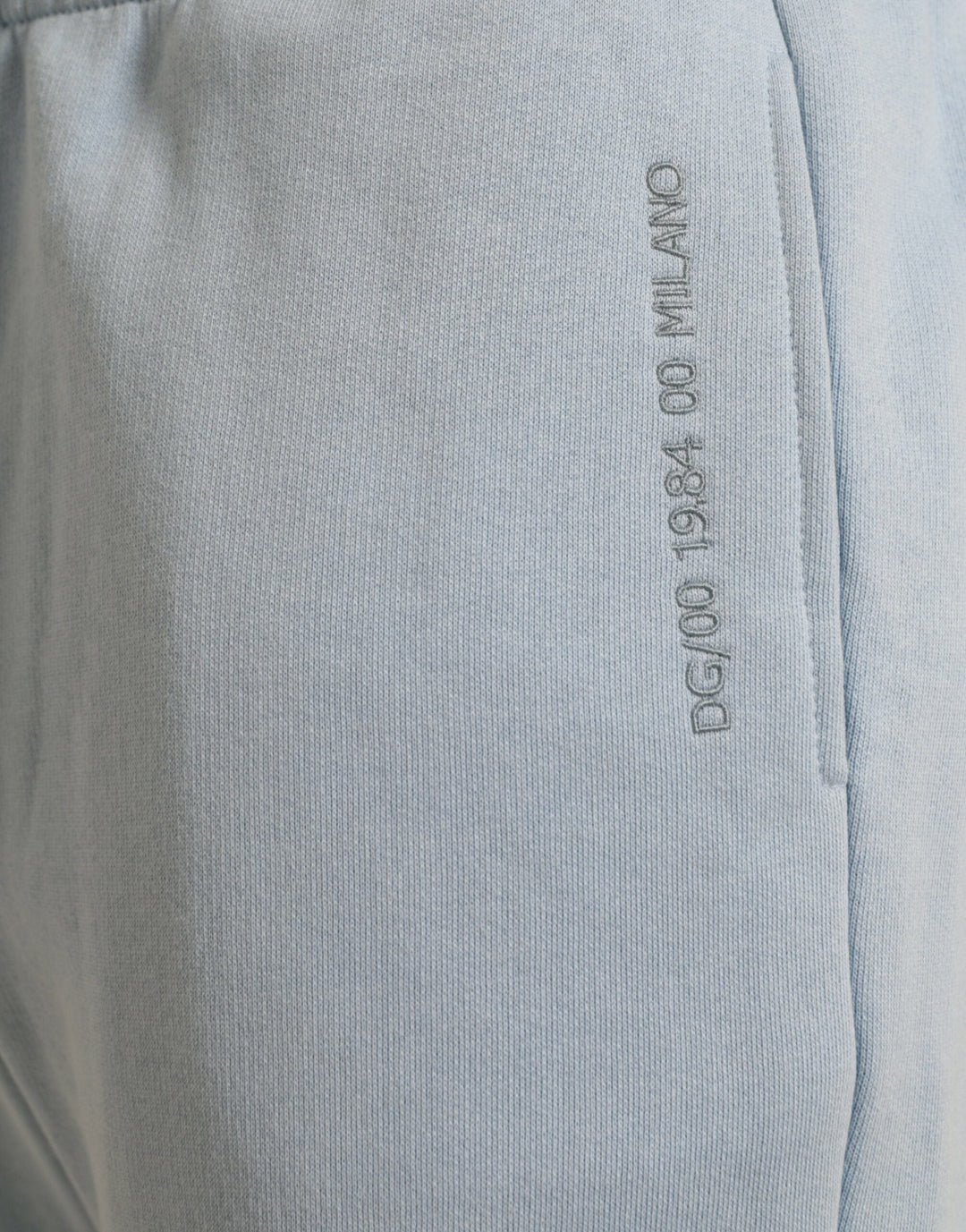 Dolce &amp; Gabbana Light Blue Cotton Sweatpants Men Jogger Pants
