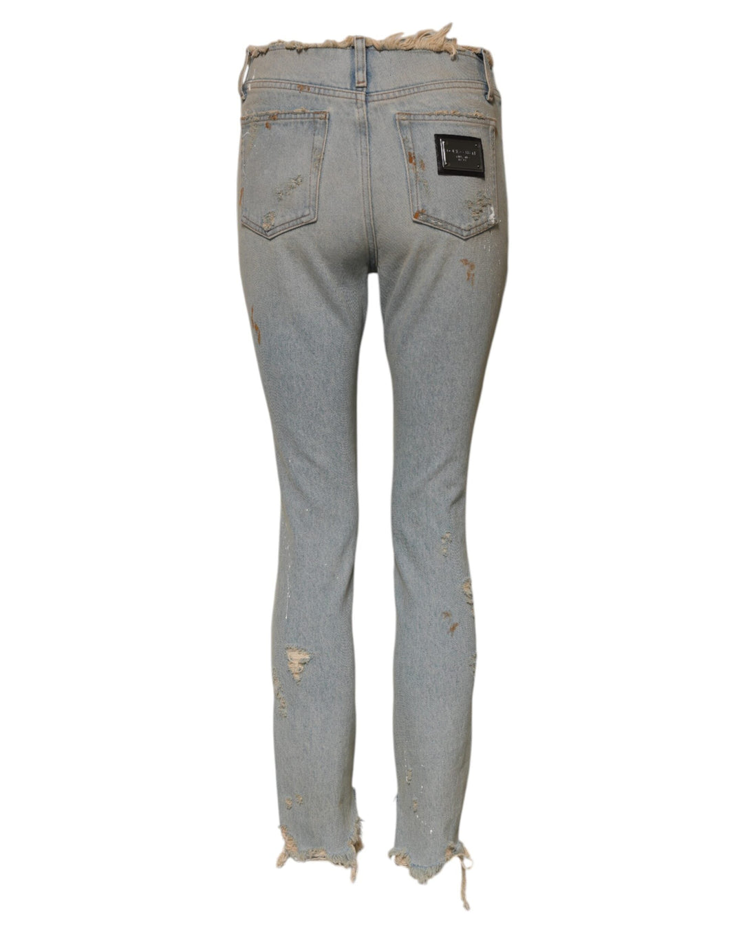 Dolce &amp; Gabbana Light Blue High Waist Skinny Denim Jeans