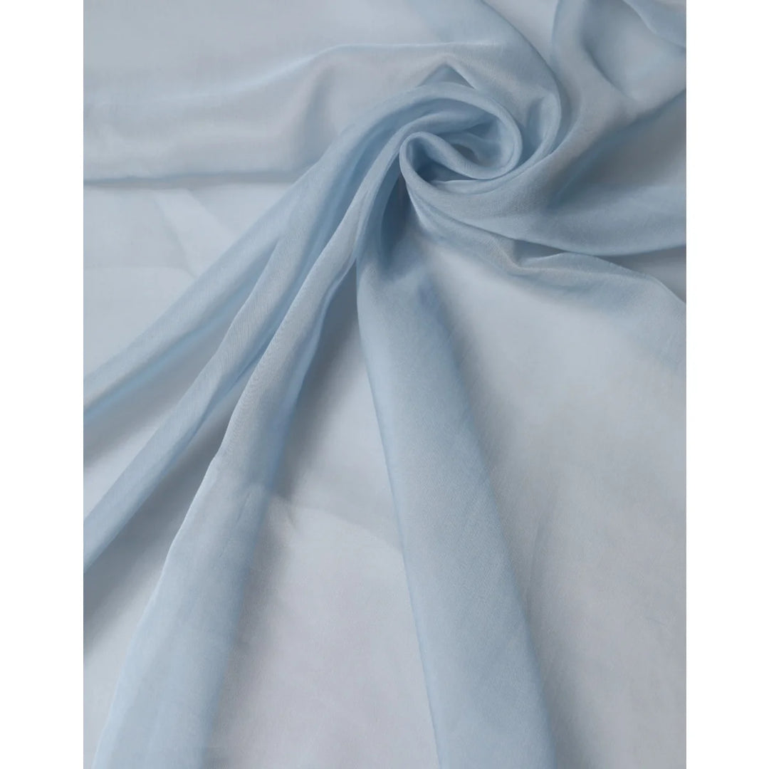 Dolce &amp; Gabbana Light Blue Neck Wrap 200cm x 130cm Shawl for Men