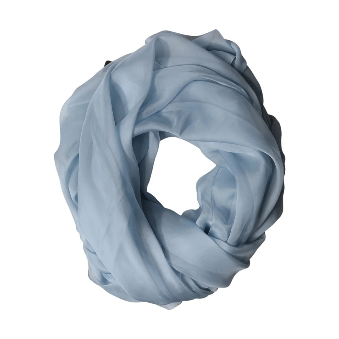 Dolce &amp; Gabbana Light Blue Neck Wrap 200cm x 130cm Shawl for Men