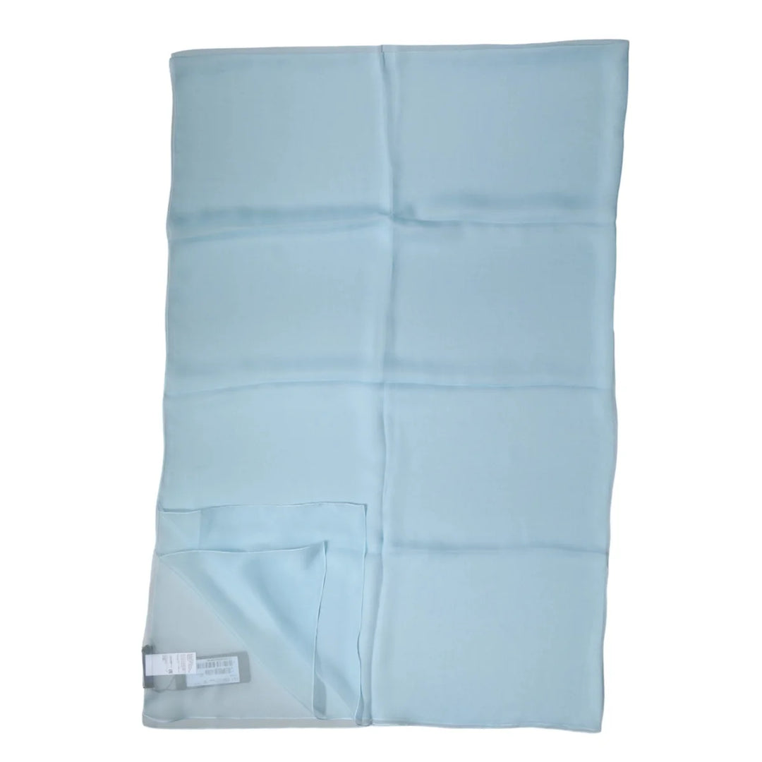 Dolce and Gabbana Light Blue Neck Wrap for Effortless Summer Style &