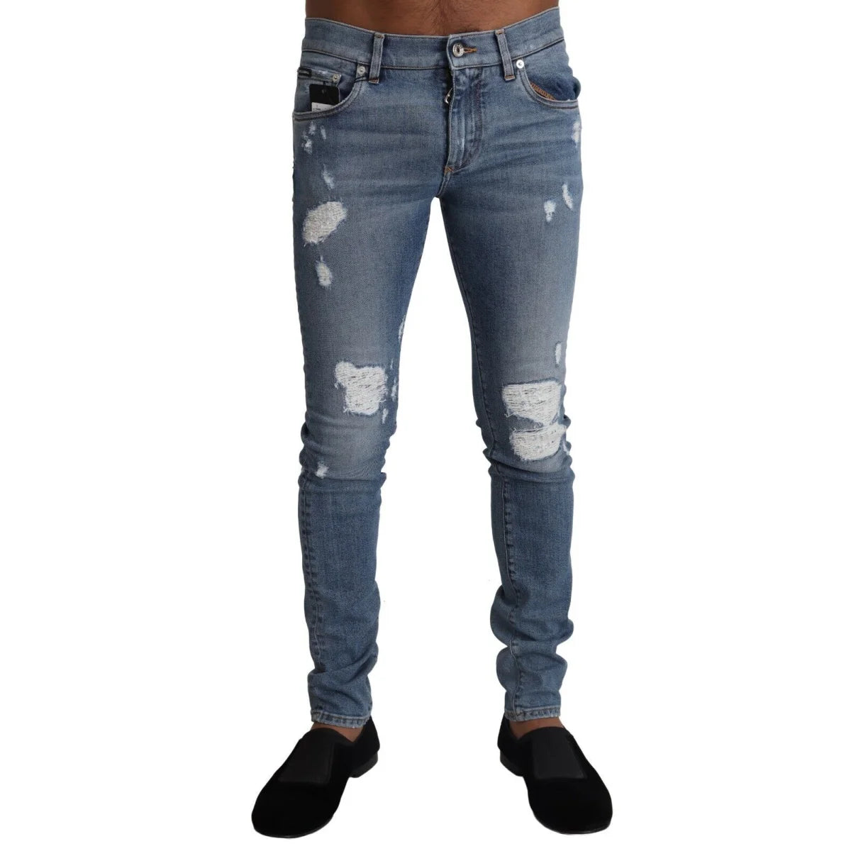 Dolce & Gabbana Light Blue Skinny Denim Sensation