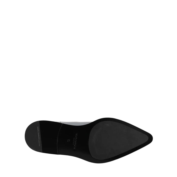 Dolce &amp; Gabbana Light Gray Chelsea Short Ankle Boots Shoes