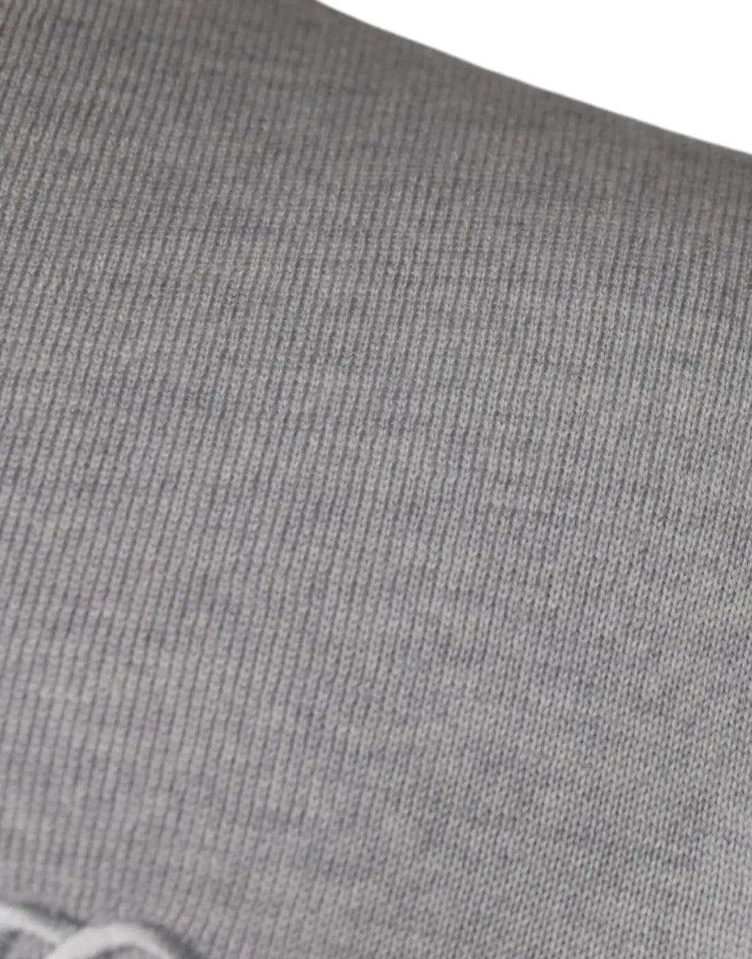 Dolce &amp; Gabbana Light Gray Wool Crew Neck Pullover Sweater