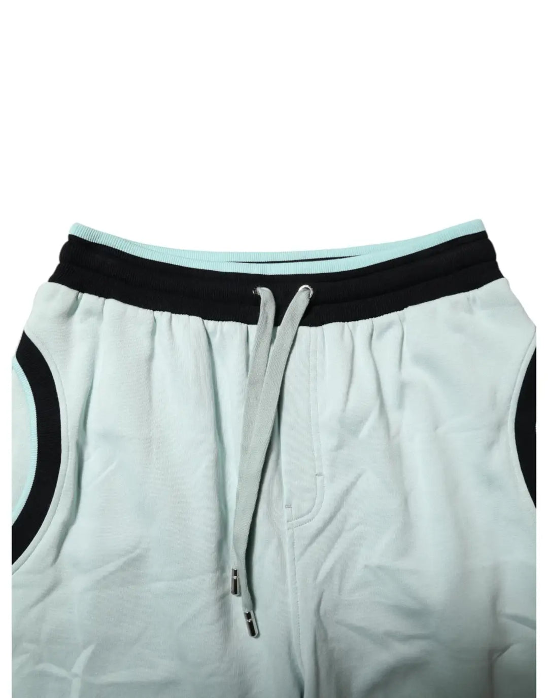 Dolce &amp; Gabbana Light Green Cotton Men Jogger Sweatpants Pants
