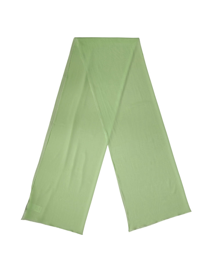 Dolce &amp; Gabbana Light Green Silk Neck Wrap Shawl Stole 200cm x 64cm Scarf