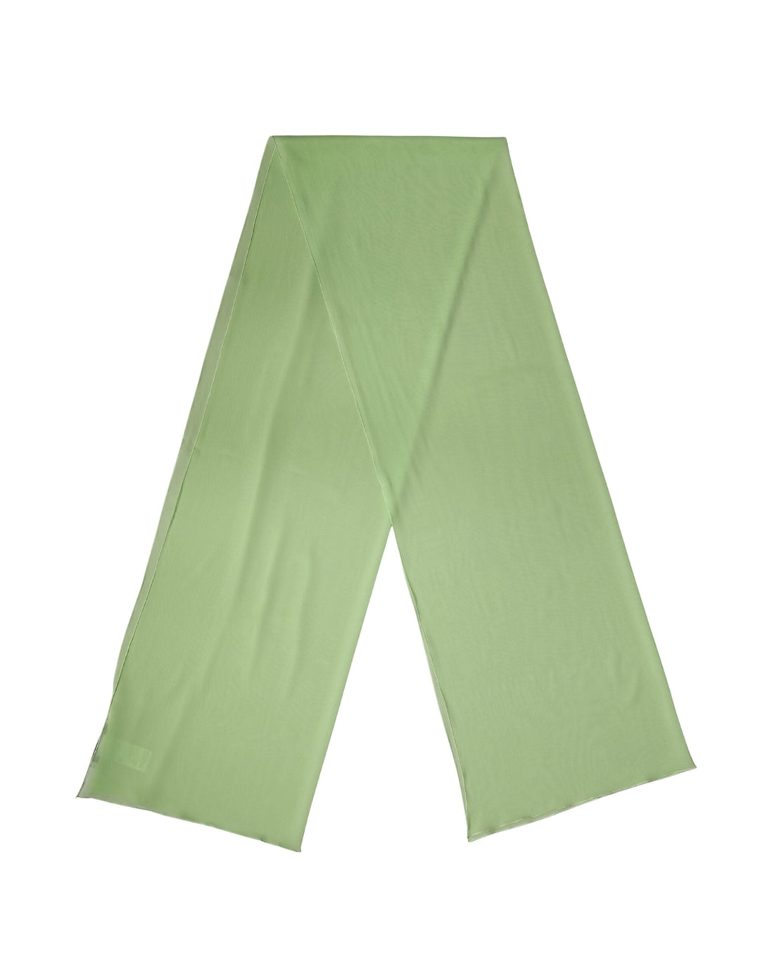 Dolce &amp; Gabbana Light Green Silk Neck Wrap Shawl Stole 200cm x 64cm Scarf