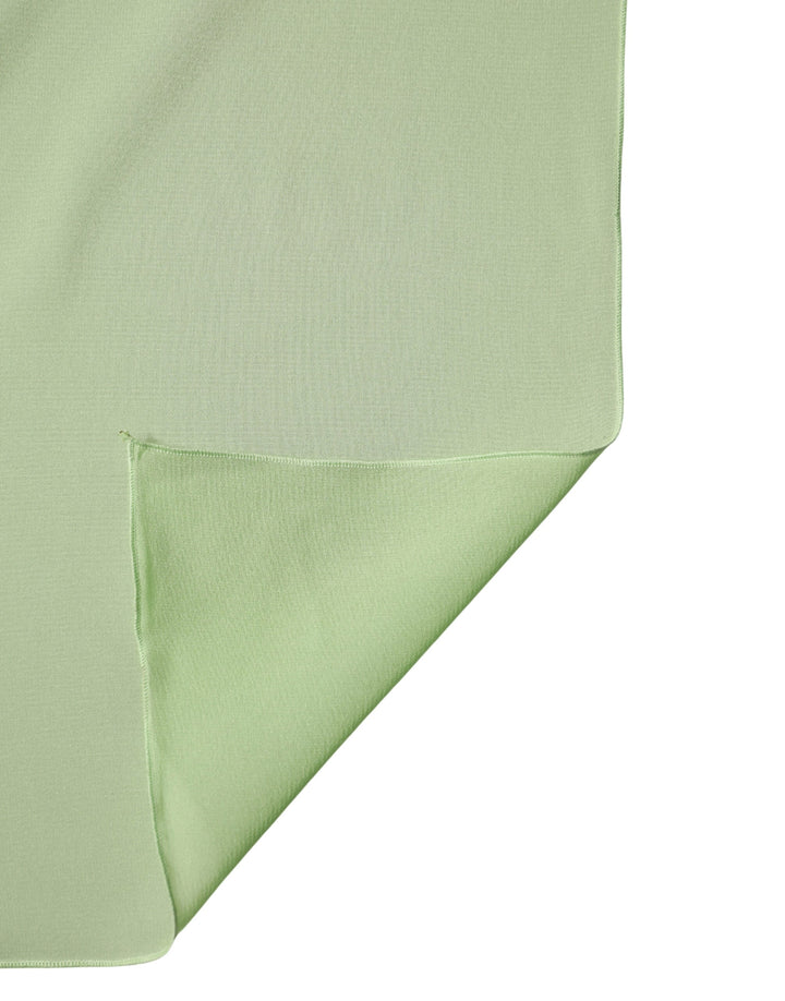 Dolce &amp; Gabbana Light Green Silk Neck Wrap Shawl Stole 200cm x 64cm Scarf