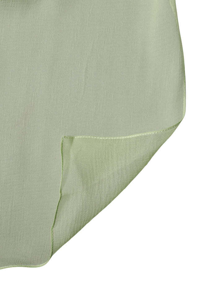 Dolce &amp; Gabbana Light Green Silk Neck Wrap Stole 200cm x 134cm Scarf