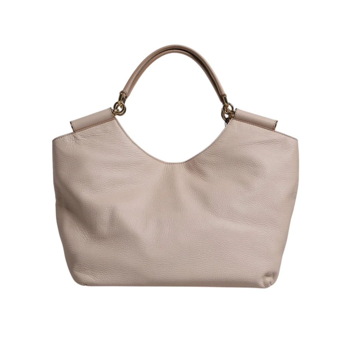 Dolce Gabbana Light Pink Logo Plaque Tote Bag for Women &