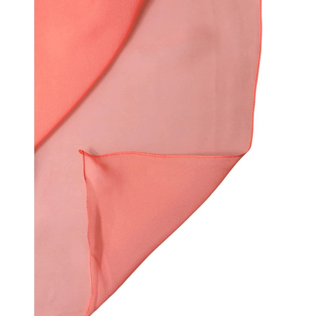 Dolce &amp; Gabbana Light Pink Neck Wrap for Effortless Warm Weather Style