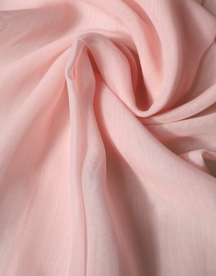 Dolce &amp; Gabbana Light Pink Silk Neck Wrap Shawl Stole 293cm x 19cm Scarf