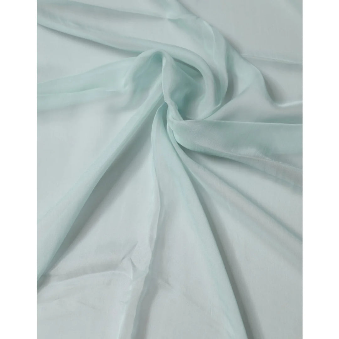 Dolce and Gabbana Light Teal Neck Wrap for Effortless Summer Style &