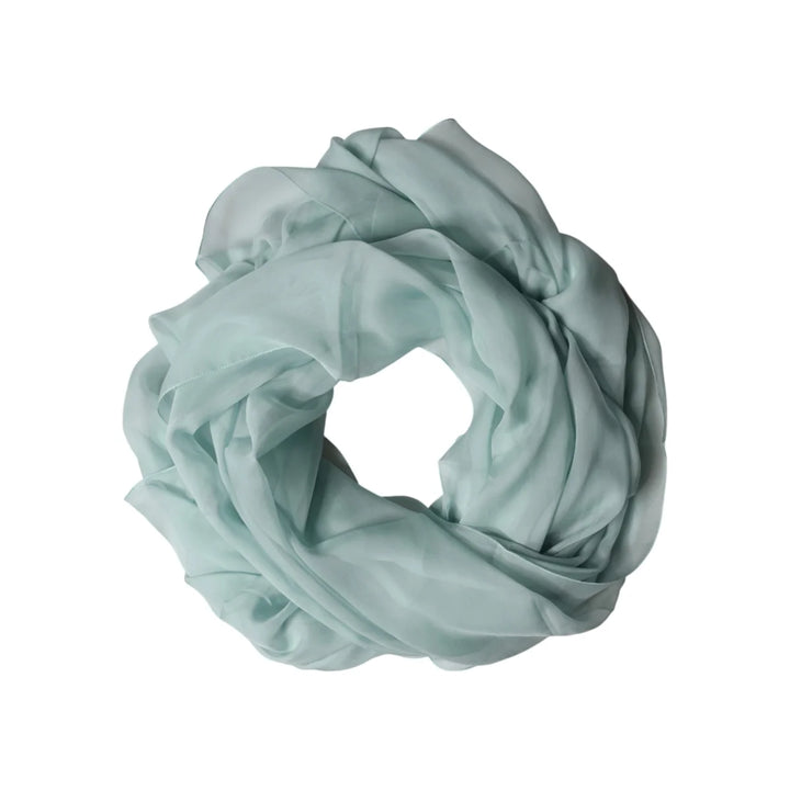 Dolce and Gabbana Light Teal Neck Wrap for Effortless Summer Style &