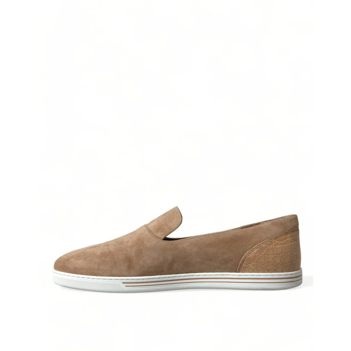 Dolce Gabbana Loafers Luxe Suede Leather Masterpiece &
