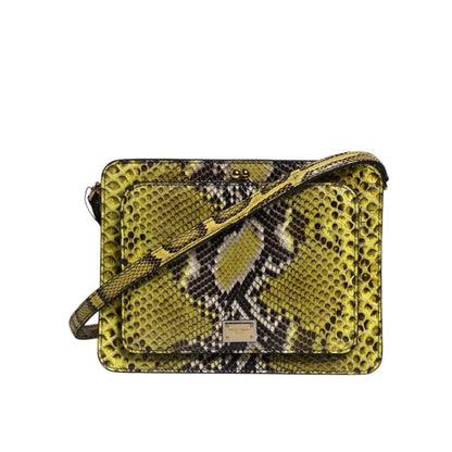 Dolce Gabbana Logo Crossbody Bag with Gold DG Plaque &