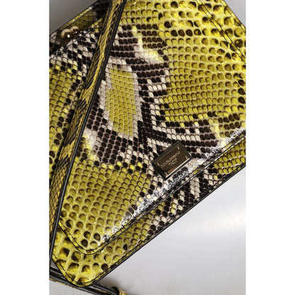 Dolce Gabbana Logo Crossbody Bag with Gold DG Plaque &