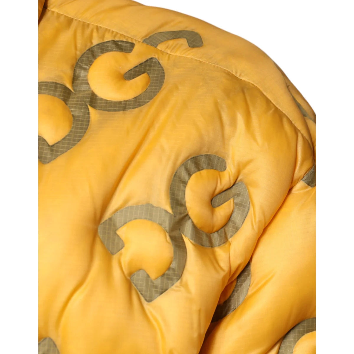 Dolce & Gabbana Logo Mania Blouson Jacket with Padded Design Yellow