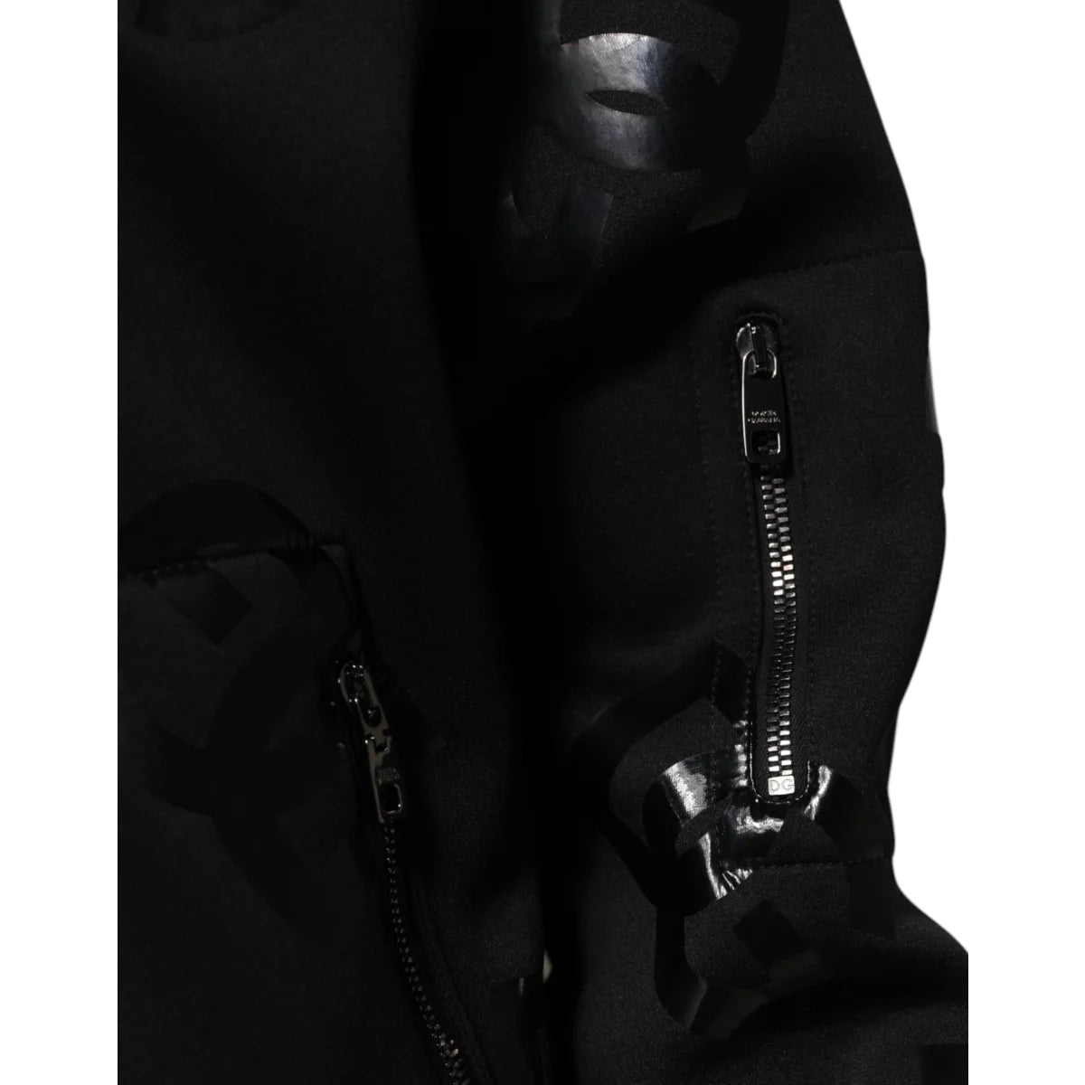 Dolce Gabbana Logo Mania Bomber Jacket Explosion Long Sleeve Zip &