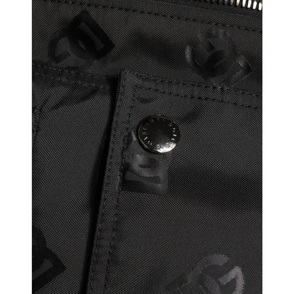 Dolce & Gabbana Logo Mania Windbreaker Jacket Cargo Style