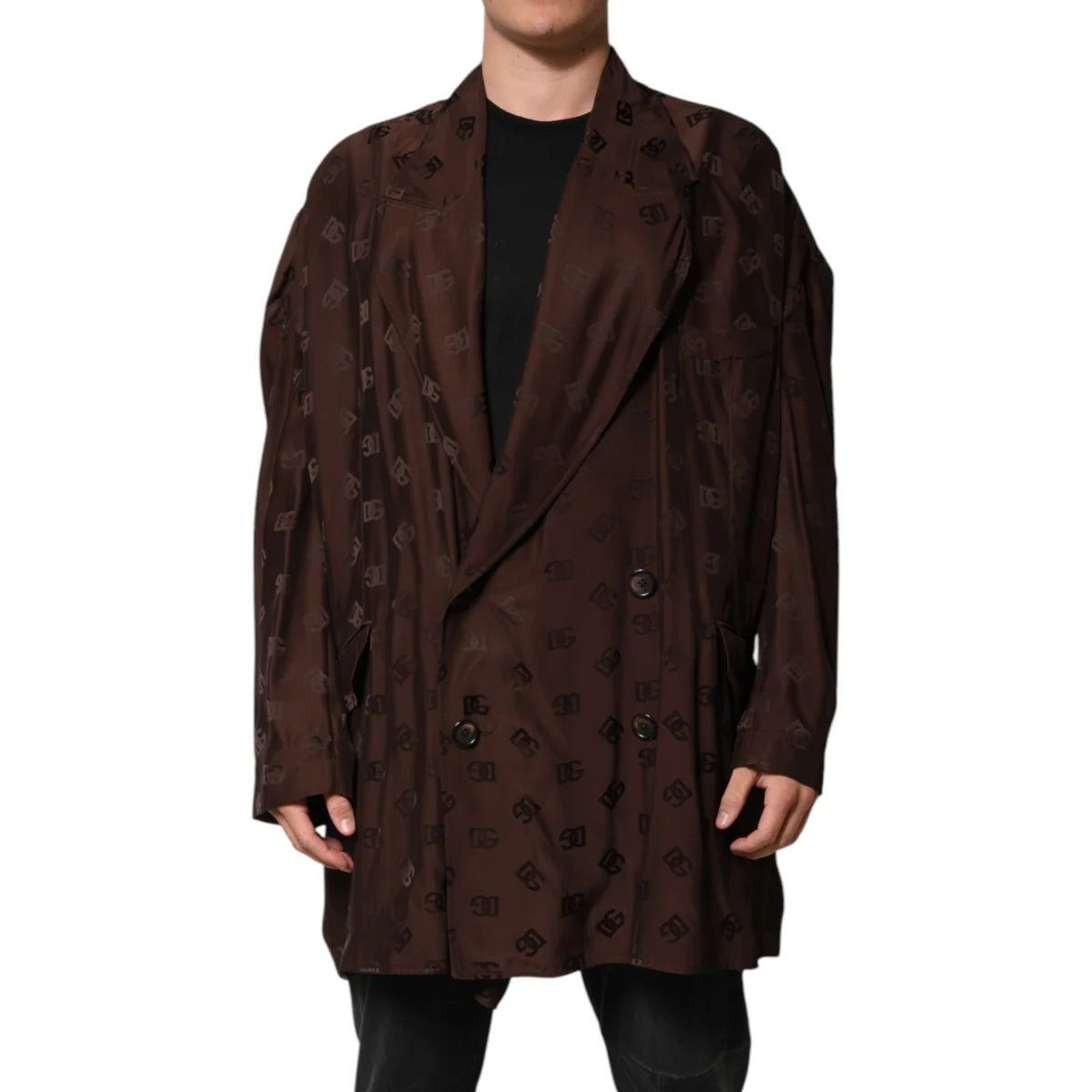 Dolce Gabbana Logo Monogram Coat Ultimate Jacket Sensation &