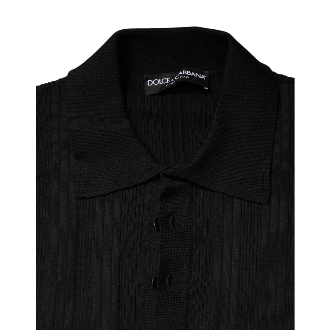Dolce &amp; Gabbana Long Sleeve Pullover Sweater in Soft Silk