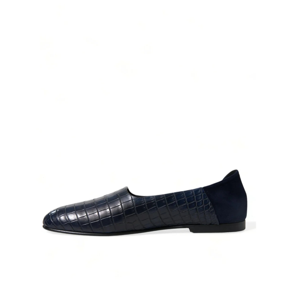 Dolce Gabbana Luxe Crocodile Leather Loafers in Goatskin &