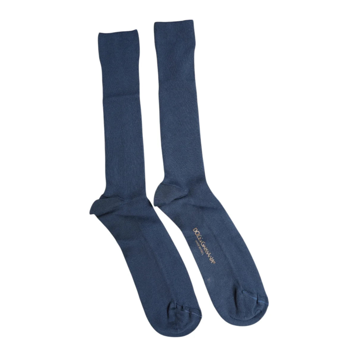 Dolce Gabbana Luxury Calf Cotton Socks Over the Style &