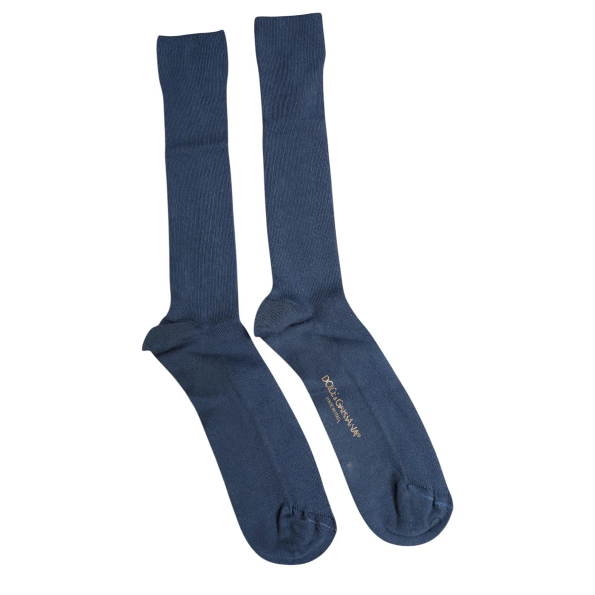 Dolce Gabbana Luxury Calf Cotton Socks Over the Style &