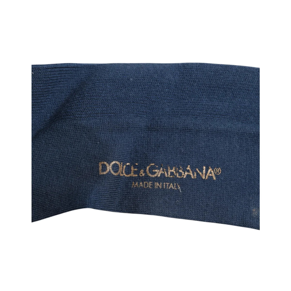 Dolce Gabbana Luxury Calf Cotton Socks Over the Style &