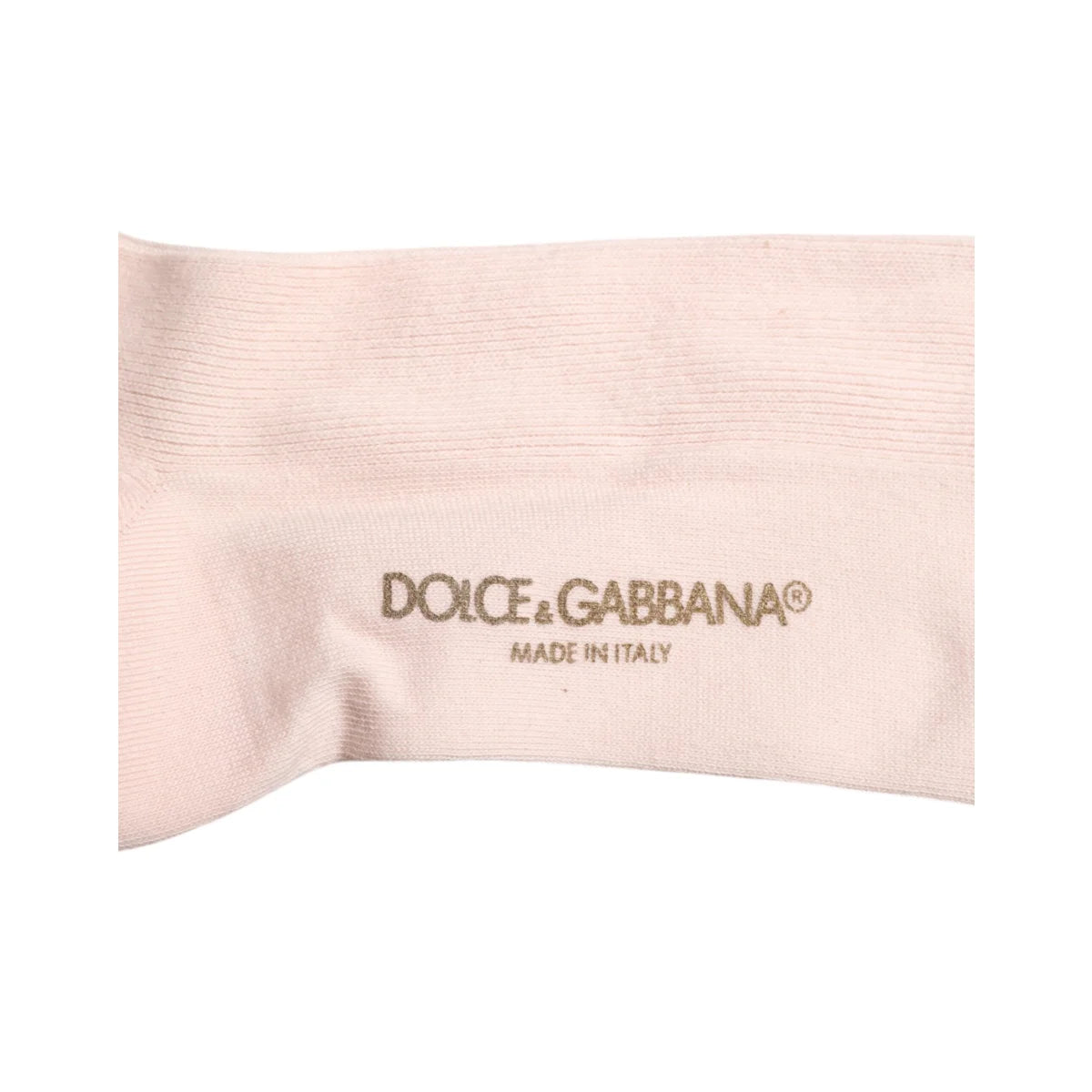 Dolce Gabbana Luxury Dress Statement Calf Socks with Logo Print &