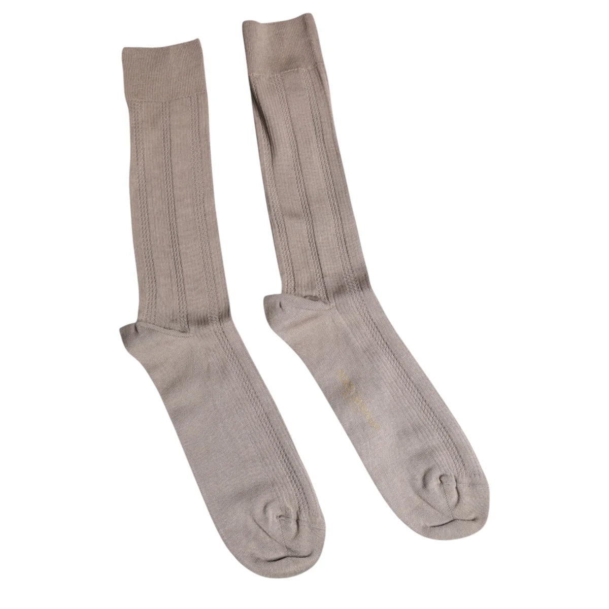 Dolce & Gabbana Luxury Dress Style Cotton Stretch Calf Socks