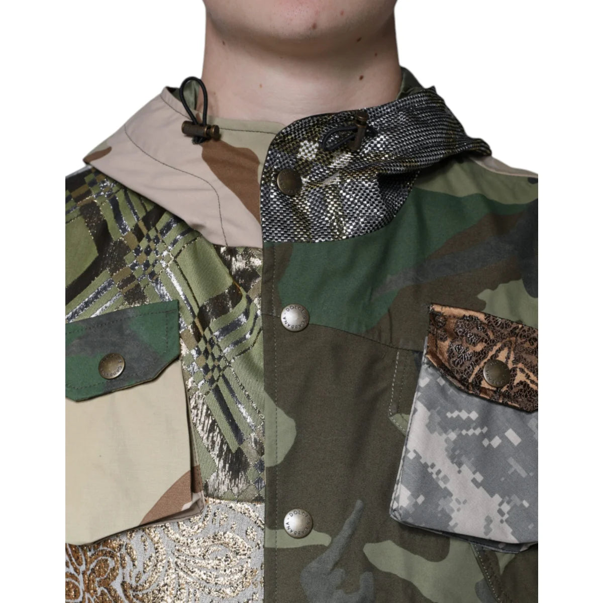 Dolce Gabbana Luxury Hooded Vest Jacket for Effortless Style &