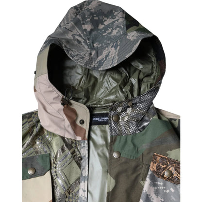 Dolce Gabbana Luxury Hooded Vest Jacket for Effortless Style &