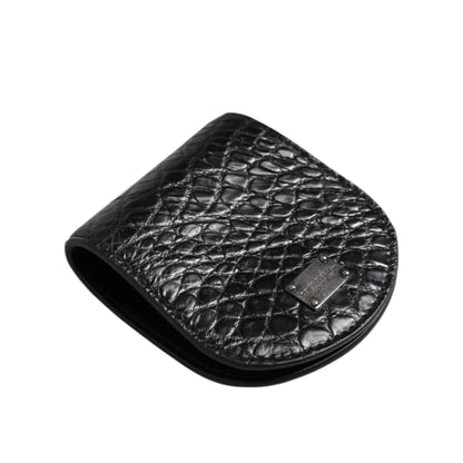 Dolce and Gabbana Luxury Unleashed Exotic Skin Coin Case Wallet &