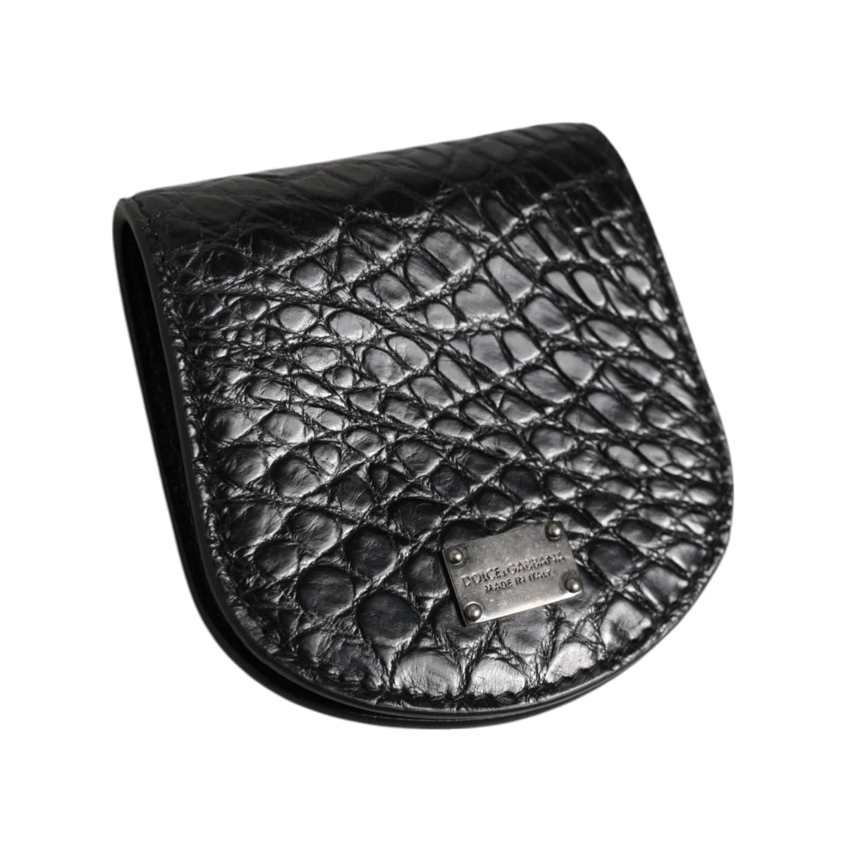Dolce and Gabbana Luxury Unleashed Exotic Skin Coin Case Wallet &