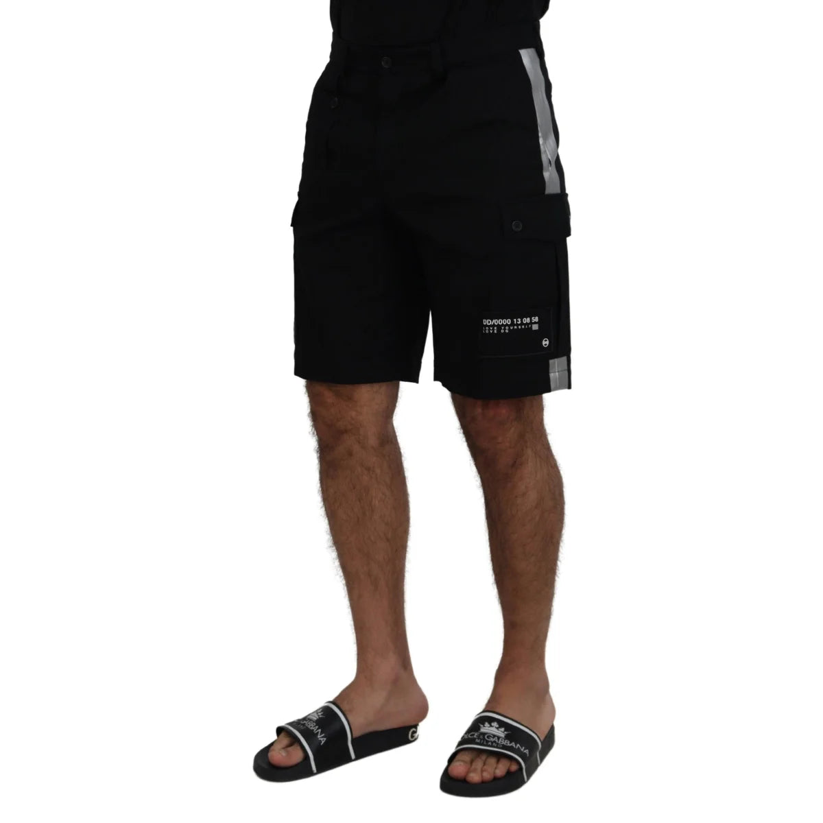 Dolce Gabbana MainLine Shorts with Iconic Logo Details &