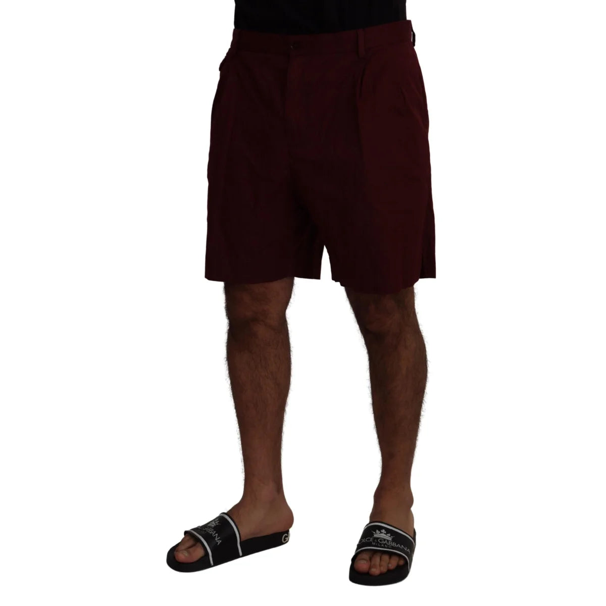 Dolce Gabbana Maroon Dress Shorts MainLine &