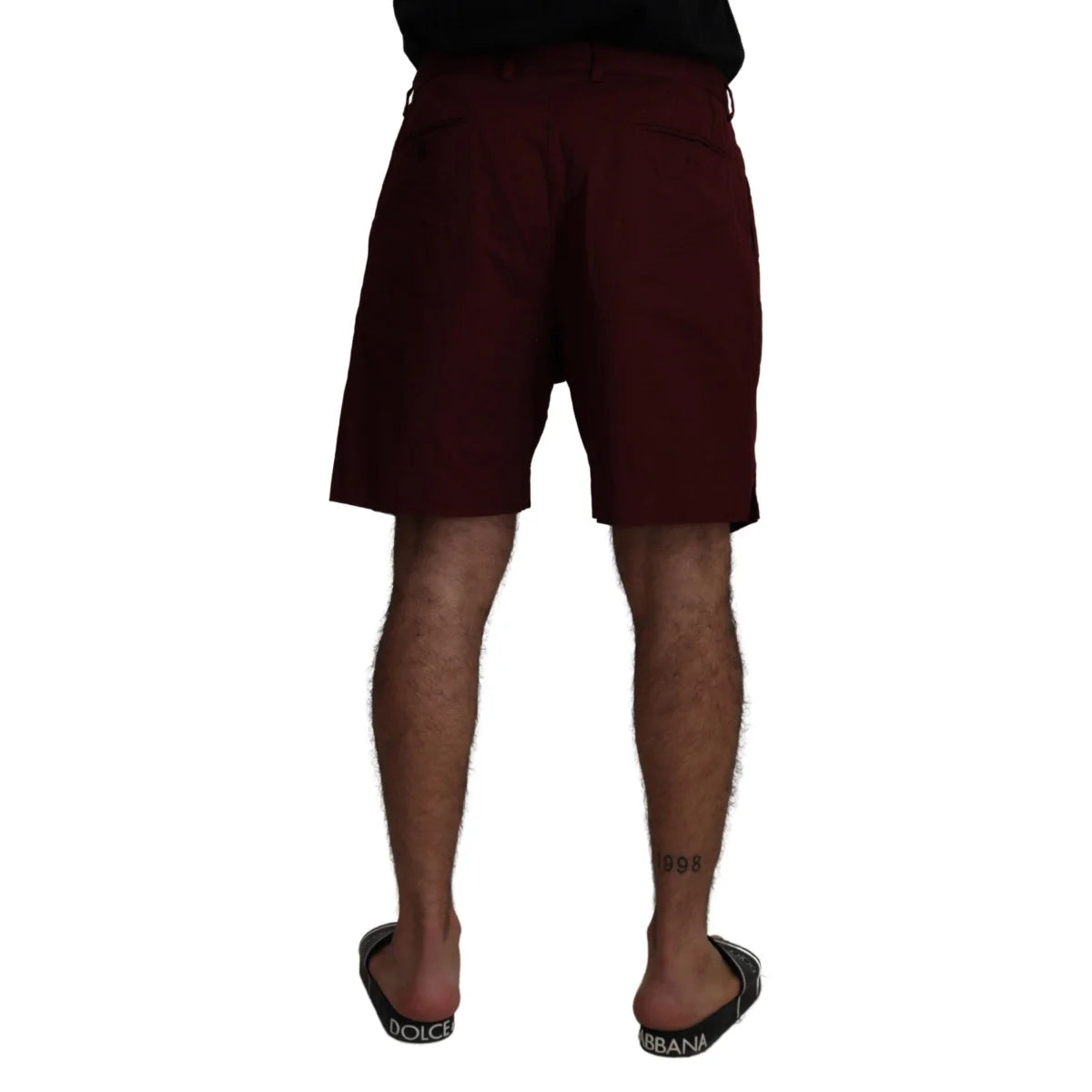 Dolce Gabbana Maroon Dress Shorts MainLine &
